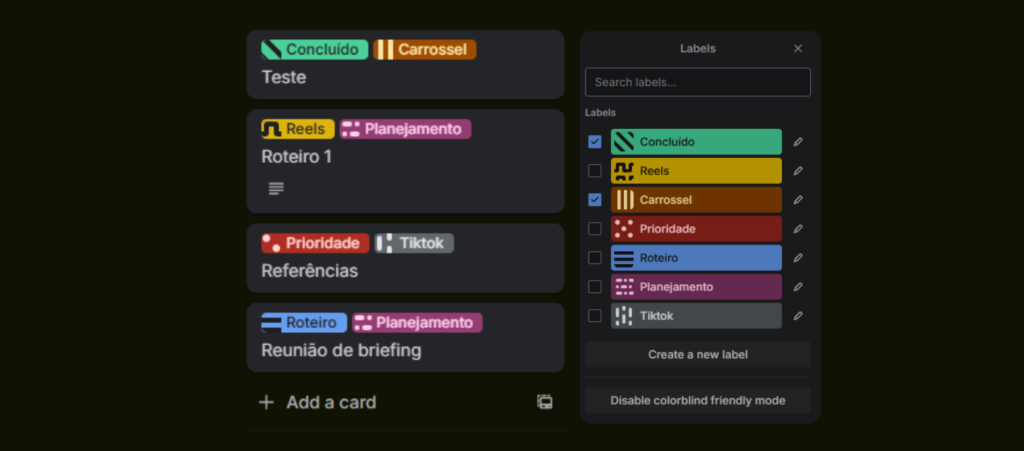 Interface de configuração dividida em duas áreas: à esquerda, opções para adicionar uma imagem de fundo, com controles de repetição e tamanho; à direita, uma galeria de padrões visuais (texturas) selecionáveis.